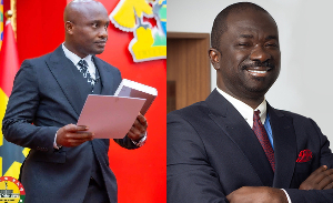 Akwatia MP (L) alleges Baffour Awuah (R) received GH¢2.8m from Eco, Equity in SIC Life case