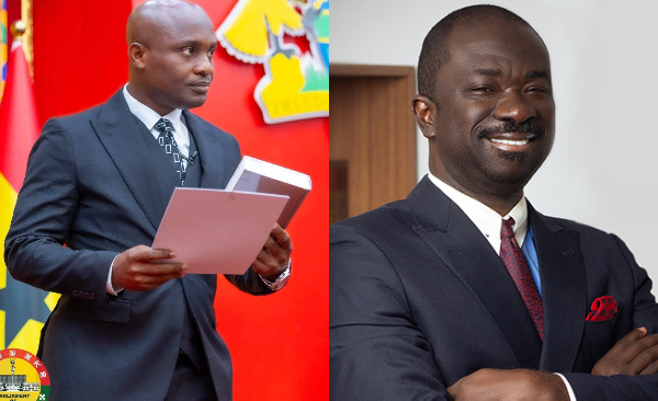Akwatia MP (L) alleges Baffour Awuah (R) received GH¢2.8m from Eco, Equity in SIC Life case