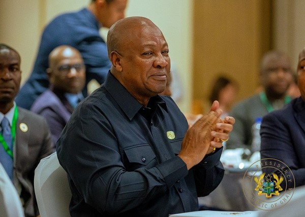John Dramani Mahama is Ghana's President