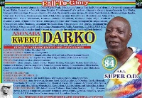 Asonaba Kwaku Darko also known as Super OD died at age 84