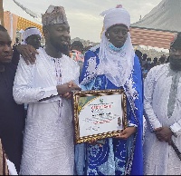 Alhaji Salamu Amadu was honoured by the National Council Of Zabarma Chiefs of Ghana
