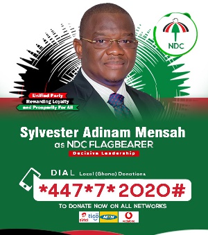 Sylvester Mensah, NDC flagbearer hopeful
