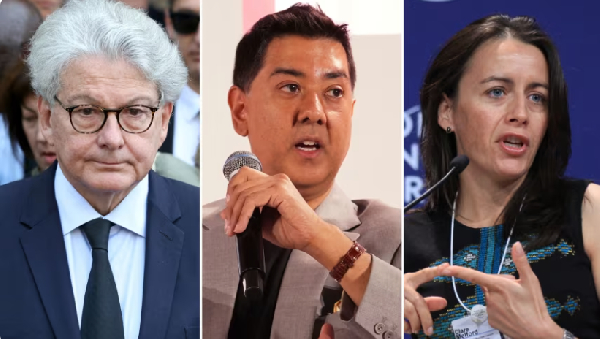 Thierry Breton, Imran Ahmed and Clare Melford were among those sanctioned