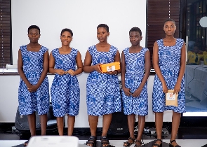 Enterprise Challenge Ghana winners from Kinbu SHS