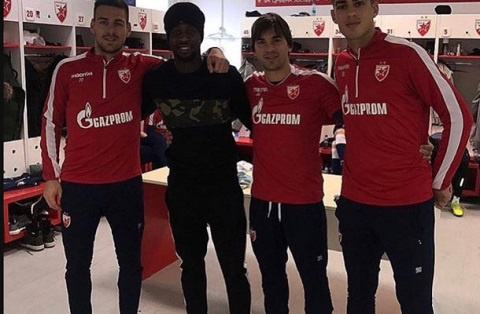Boakye-Yiadom with his some of his former temmates