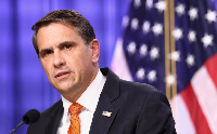 Acting US Attorney General Todd Blanche speaks during a press conference