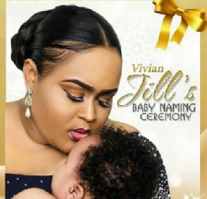 Actress Vivian Jill Lawrence with her adorable baby boy