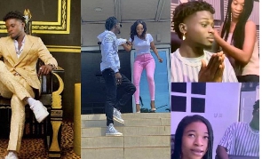 Kuami Eugene and his former house help, Mary