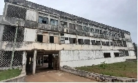The deteriorated state of the Cape Coast Court Complex