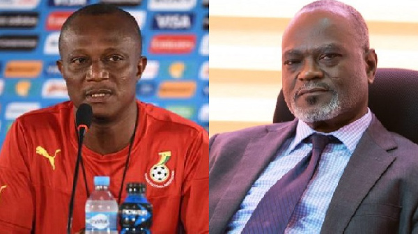 A photo of Kwasi Appiah and Dr. Kofi Amoah