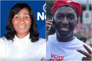 Nana Akua Afriyie (L) and Adamu Mussah Kalamu