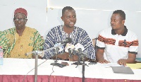 Mr. Ayorogo (in smock) has appealed to President Akufo-Addo to implement master plan