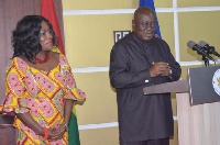 Catherine Afeku with President Akufo-Addo