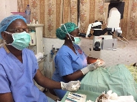 Surgeons conducted free cataract surgeries for 300 people in the Northern Region.