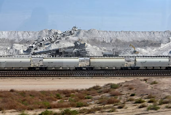 A 2019 image of Jubail Industrial City in Saudi Arabia's eastern province