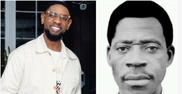 Di founder of Coza, Reverend Biodun Fatoyinbo (L) and founder of CAC, late Pastor Ayo Babalola