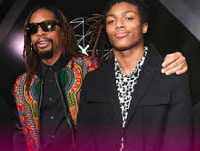 Lil Jon (L) with his late son, DJ Young Slade