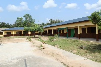 The new classroom block that was commissioned