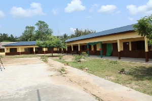 The new classroom block that was commissioned