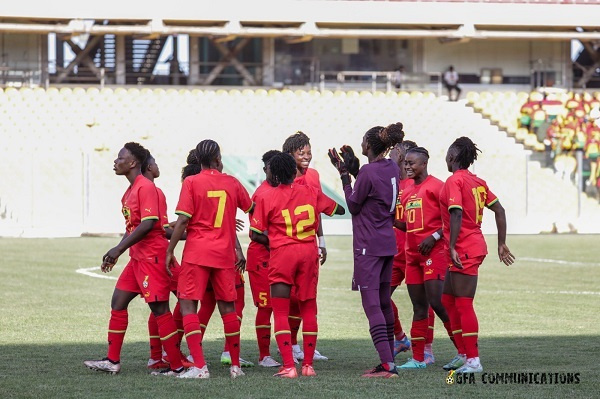 Players of Black Queens celebrating their victory