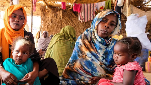 Many of those displaced by the violence in el-Fasher have ended up living in camps