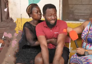 Agyemang was inconsolable during the interview while recounting events