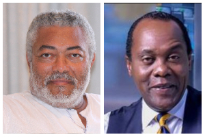 The late Jerry John Rawlings and Jeff Koinange The late Jerry John Rawlings and Jeff Koinange