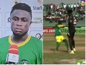 Aduana Stars winger Emmanuel Gyamfi renders unqualified apology to football fanatics after outburst in Kotoko’s clash