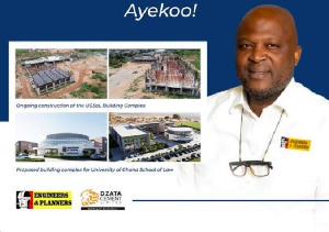 Screenshot of a flyer by the University of Ghana School of Law commending Ibrahim Mahama