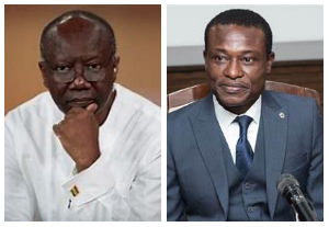 Ken Ofori-Atta and Kissi Agyebeng
