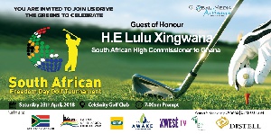 This year's South African Freedom Day Golf tournament is the fifth of its kind