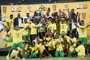 Nsoatreman FC celebrate FA Cup glory