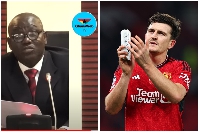 Isaac Adongo, MP Bolgatanga Central and Man United player, Harry Maguire