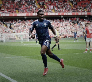 Fatawu allays injury fears despite going down and clutching his knee