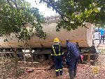 GNFS rescues two after motorbike, DAF truck crash at Nante