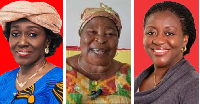 Nana Konadu, Akua Donkor and Brigitte Dzogbenuku