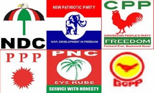 Logos of the political parties