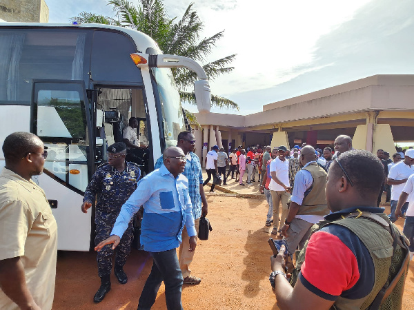 Vice President, Dr Mahamudu Bawumia has officially started his campaign tour