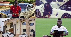 Asamoah Gyan owns a fleet of cars