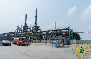 Ghana's first private oil refinery is owned by the Chinese