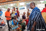 Vice President Dr Mahamudu Bawumia visits the Weija leprosarium