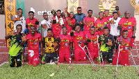 Ghana's amputee football team