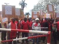 Workers of ECG protest