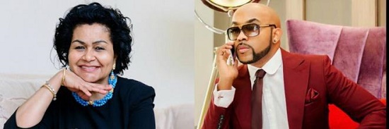Banky W with his Mum