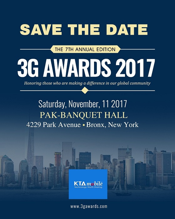 The award ceremony is scheduled for November 11, 2017