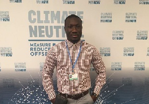 Ibrahim Wasiu Hamid, Climate change Ambassador for Plant for Planet Ghana