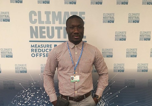 Ibrahim Wasiu Hamid, Climate change Ambassador for Plant for Planet Ghana