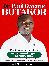 Dr Paul Kwame Butakor, NDC parliamentary hopeful