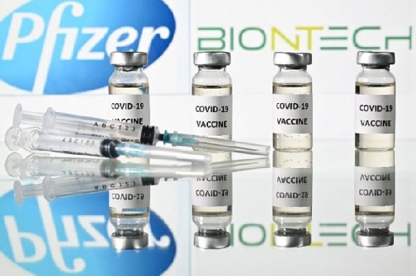 The vaccines  available are the BioNTech and AstraZeneca