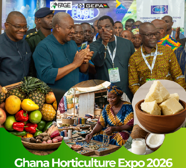 Ghana Horticulture Expo 2026 is scheduled for September 3 , 2026